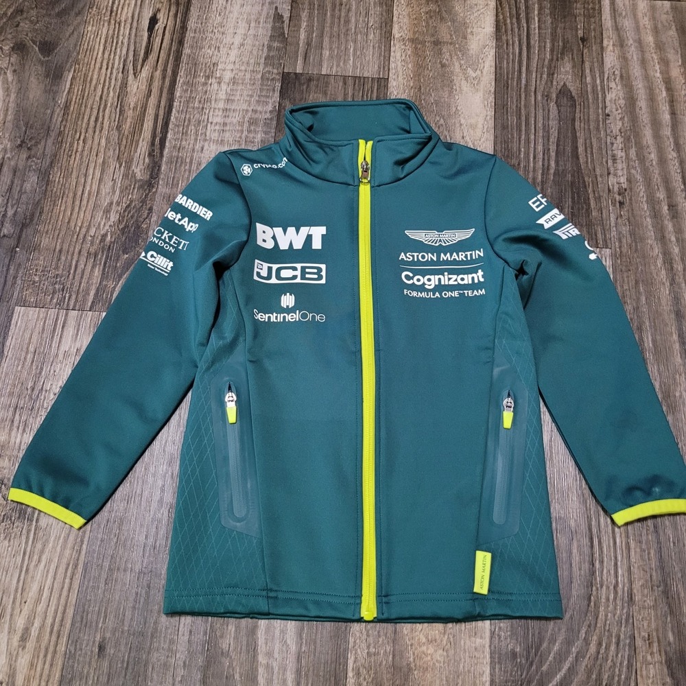 Aston Martin Racing AMR Jacket YOUTH Size Small BOYS F1 Motorsport Pelmart